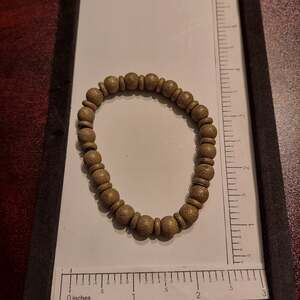925 Sterling Silver Coil Made in Italy Gold Tone Beads Bracelet